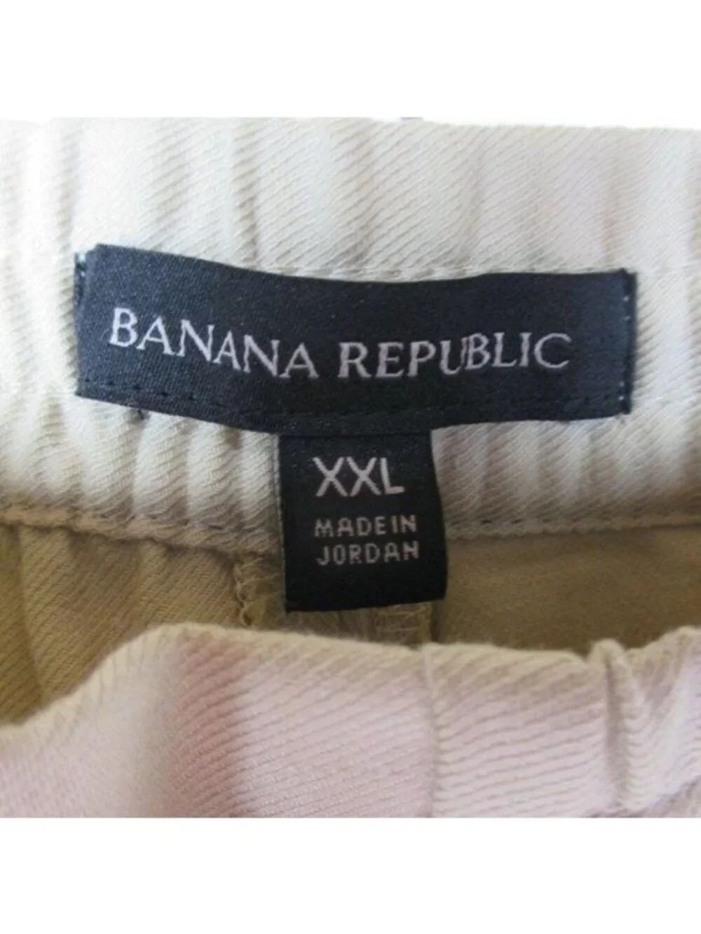 Banana Republic Cotton Linen Relaxed Drawstring Pants Beige Women's XXL NWT $98